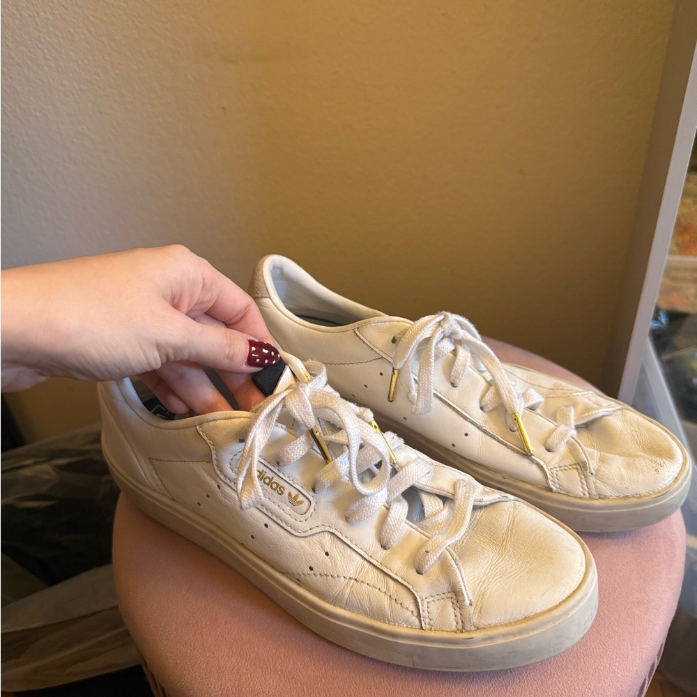 Adidas Women's Cream Sneakers